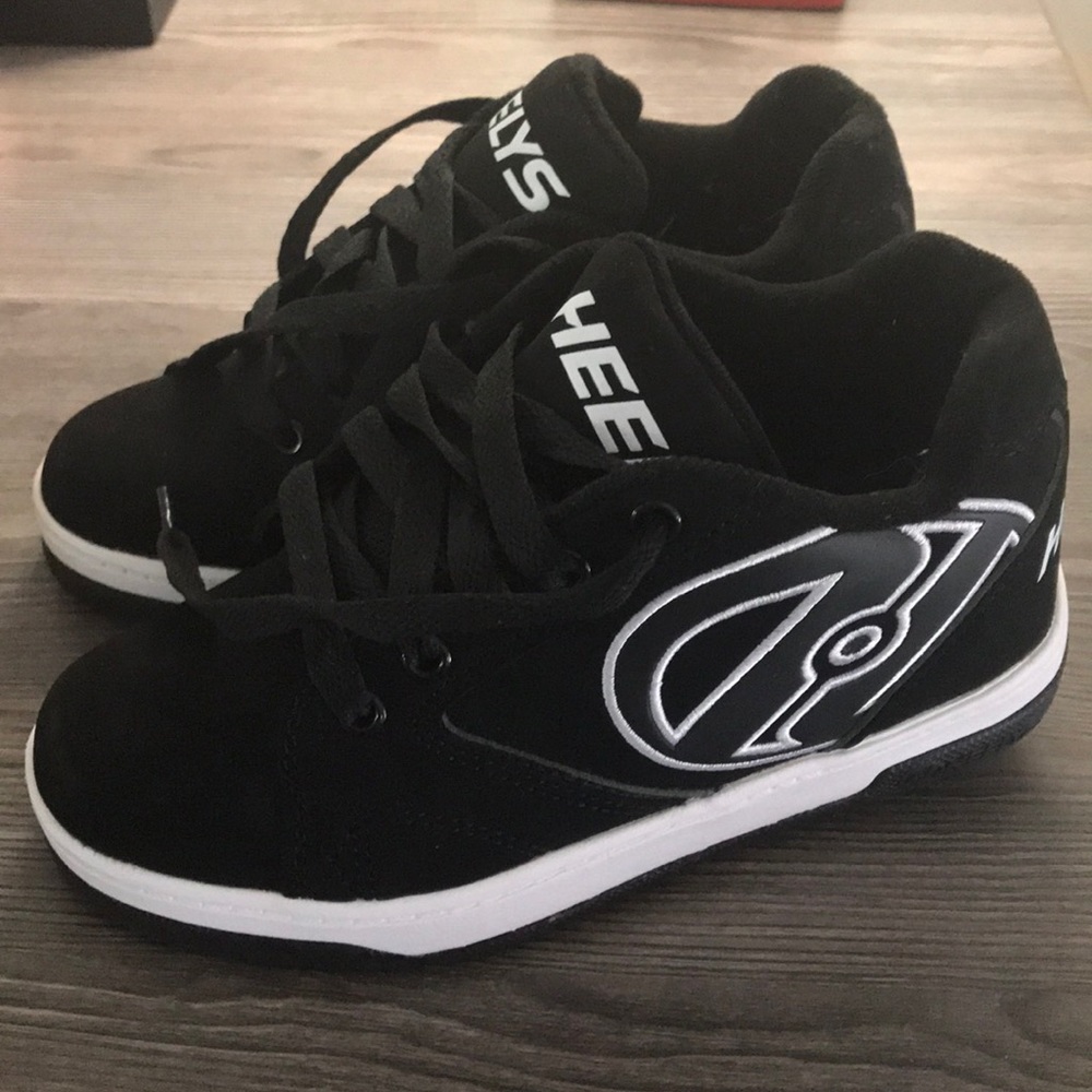 Heely's Black & White Roller Skate Sneakers